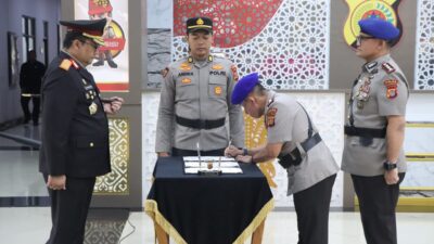 Kapolda Aceh Pimpin Upacara Sertijab Dirpolairud dan Karorena