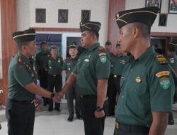 15 Prajurit Korem 012/TU Naik Pangkat Satu Tingkat Lebih Tinggi 