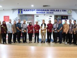 Imigrasi Banda Aceh Terima Kunjungan Staf Ahli Bidang Hubungan Antar Lembaga Menkumham