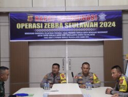 Polres Nagan Raya Gelar Rapat Koordinasi Operasi Zebra Seulawah 2024
