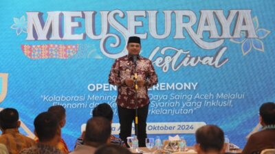 Dukung UMKM Naik Kelas, Pj Gubernur Safrizal Apresiasi Penyelenggaraan Meuseuraya Festival
