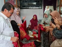Pj Bupati Aceh Barat dan Pj Ketua Dekranasda Kunjungi Usaha Rumah Tangga