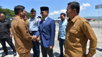 Sambut Menlu Sugiono di Bandara SIM, Plt Sekda Aceh: Selamat Datang di Kampung Halaman