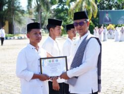 Pj Bupati Nagan Raya Pimpin Upacara Hari Santri Nasional Tahun 2024