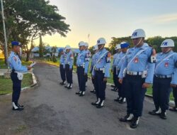 Peringati HUT ke-78 POMAU, Satpomau Lanud MUS Gelar Pekan Disiplin
