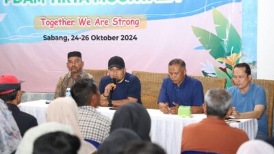 Buka Bimtek Peningkatan Motivasi Kerja PDAM Tirta Mountala, Ini Pesan Pj Bupati Aceh Besar