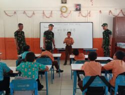 Satuan Jajaran Korem 012/TU Bimbing Anak SD Belajar Matematika Mudah dengan Metode GASING