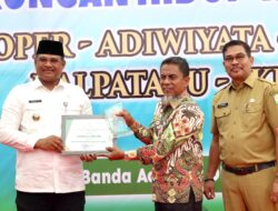 Pemkab Nagan Raya Terima Penghargaan dari Pemerintah Aceh