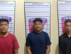 Polres Aceh Barat Amankan Tiga Pemuda Terlibat Judi Online