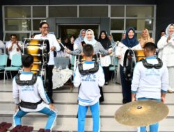 Yekki Yasmin Lepas Drumband SMPN 17 Menuju Lhokseumawe Drumband Competition 2024
