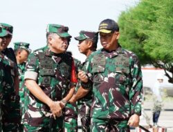 Pangdam IM Sambut Kedatangan Panglima TNI dan Kapolri di Lanud SIM