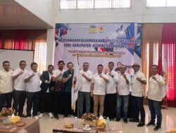 Bakhtiar Terpilih Aklamasi Menjadi Ketum KONI Aceh Besar