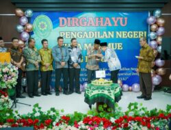Pj Bupati Iskandar Hadiri HUT ke-6 Pengadilan Negeri Suka Makmue