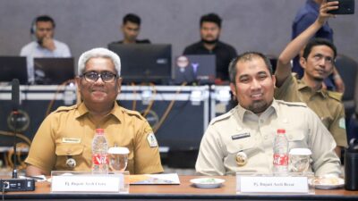Pj Bupati Aceh Besar Hadiri High Level Meeting TPID Aceh dan Tim Percepatan dan Perluasan Digitalisasi