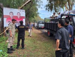 Jelang Pilkada, Polres Sabang Tertibkan Alat Peraga Kampanye