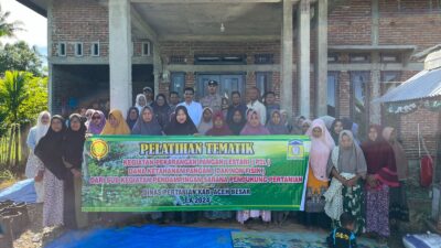 Dinas Pertanian Aceh Besar Gelar Pelatihan Pekarangan Pangan Lestari