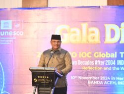 Hadiri Simposium Internasional, Pj Gubernur Safrizal Ajak Dunia Perkuat Kesiapsiagaan Tsunami