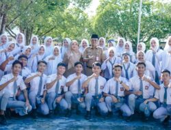 Kunjungi SMAN 1 Seunagan, Pj Bupati Iskandar Bertindak sebagai Pembina Upacara