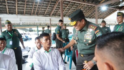 Pangdam Iskandar Muda : Rekrutmen Prajurit TNI AD Transparan dan Tidak Dipungut Biaya