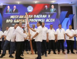 Pengurus Gapensi Aceh Dilantik, Teuku Firmansyah Kembali Jabat Ketua Umum