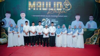 Pj Bupati Nagan Raya Hadiri Peringatan Maulid Raya 1446 H di Banda Aceh