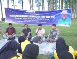 Ketua SWI Aceh Barat Jadi Pemateri Kegiatan Kuliah Lapangan Mahasiswa Ilmu Komunikasi UTU