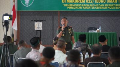 Danrem 012/TU: Media Sosial dan Globalisasi Jadi Tantangan Bagi Karakter Bangsa