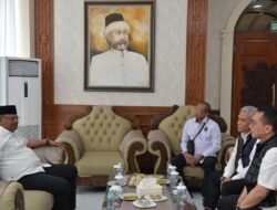 Pj Gubernur Safrizal Terima Audiensi Tim Desk Koordinasi Pilkada Serentak Kemenkopolhukam RI