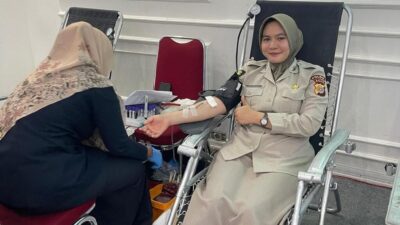 Dewan Pengurus Korpri Polda Aceh dan Dewan Pengurus Korpri Kodam IM Gelar Donor Darah