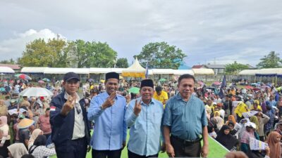 Ribuan Simpatisan Hadiri Kampanye Akbar Cabup dan Cawabup Aceh Barat Hakam-Ayi