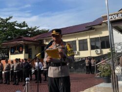 Ratusan Personel Polres Nagan Raya Bertolak ke Lokasi Pengamanan Pilkada 2024