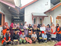Rumah Zakat Aceh Salurkan Makanan Gratis di Lambaro Neujid