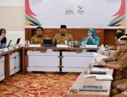 Pj Gubernur Safrizal Pimpin Rapat Penurunan Stunting Lintas Instansi