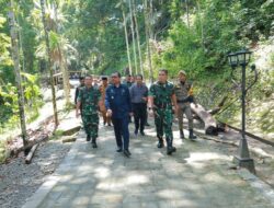 Danrem 012/TU Bersama Rombongan Ziarah dan Tinjau Renovasi Makam Pahlawan Nasional Teuku Umar