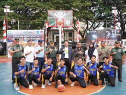 Dibuka Pangdam Iskandar Muda, 20 Klub Meriahkan Pertandingan Bola Basket Antar SMA