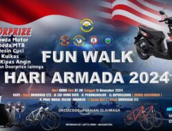 Semarak Hari Armada 2024: Guskamla Koarmada I Gelar Fun Walk