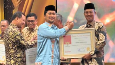Pj. Bupati Nagan Raya Terima Penghargaan Siddhakarya Tahun 2024