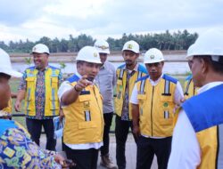 Tinjau Bendungan Karet, Pj Bupati Iswanto Ucapkan Terima Kasih Kepada Presiden Prabowo dan Jokowi