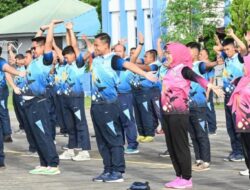 Pererat Kekeluargaan, Lanud Maimun Saleh Gelar Olahraga Bersama