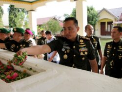 Peringati HUT ke-68 Kodam IM, Dandim 0101/KBA Ikut Ziarah Makam Sultan Iskandar Muda
