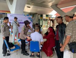 Satgas Ops Lilin Seulawah-2024 dan Jasa Raharja Layani Kesehatan Gratis di Pelabuhan Ulee Lheue
