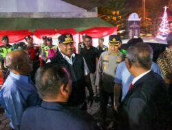 Pj Gubernur Safrizal Cek Posko Pengamanan Nataru di Tiga Gereja