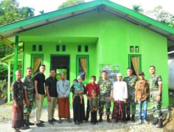 Yonif 115/Macan Leuser Bangun dan Rehab Rumah Tidak Layak Huni di Aceh Selatan