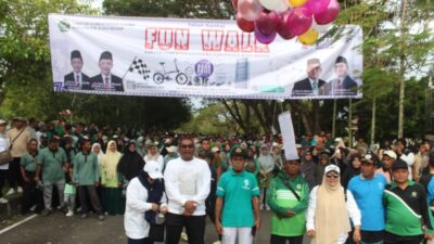 Ribuan Peserta Ikuti Jalan Santai HAB ke-79 Kemenag di Kota Jantho