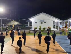 Prajurit Lanudal Sabang Isi Libur dengan Latihan PSHT