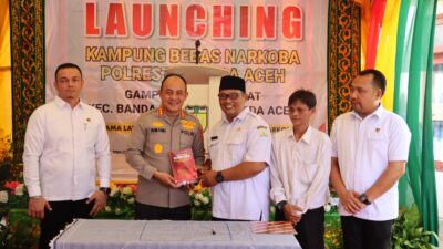 Gampong Peunyeurat Jadi Kampung Bebas dari Narkoba ke- 22 Gagasan Polresta Banda Aceh
