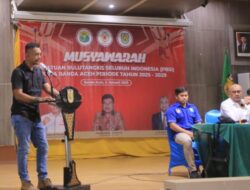 Terpilih Aklamasi, Teuku Arief Khalifah Pimpin PBSI Kota Banda Aceh Periode 2025-2029