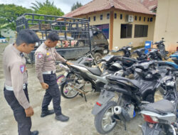 Patroli Dini Hari, Sat Lantas Polres Aceh Barat Tindak Puluhan Pengendara