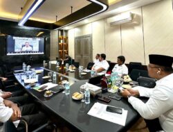 Dipimpin Mendagri, Pj Gubernur Safrizal Rapat Daring Penataan Tenaga Non ASN