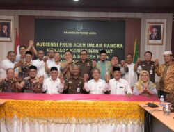 Plt Kajati Aceh Terima Audiensi FKUB, Perkuat Toleransi dan Harmoni Beragama di Aceh